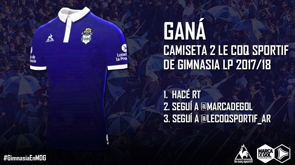 marcadegol's tweet photo. 🐺 SORTEO - Hacé RT, seguí a @marcadegol y @lecoqsportif_ar, y estás participando por la nueva camiseta alternativa de @gimnasiaoficial. https://t.co/zEb5shToWB