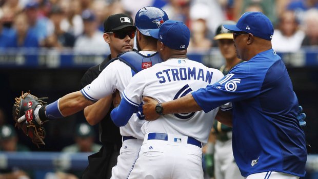 cbcsports's tweet image. Stroman loses cool, gets ejected: 'I'm always going to be myself' cbc.ca/1.4224726