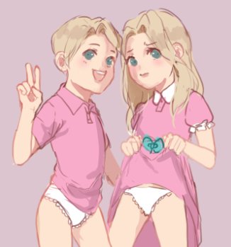 "Matching undies with my sissy! Hehe"