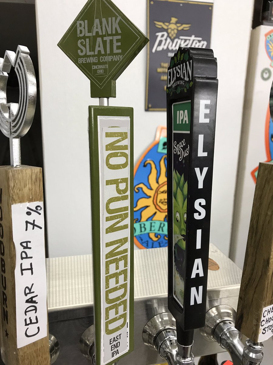 Just Tapped <a href="/BlankSlateBeer/">Blank Slate</a>  No Pun Needed East End IPA 
Pints=$4.00
32oz=$7.00
64oz=$13.00