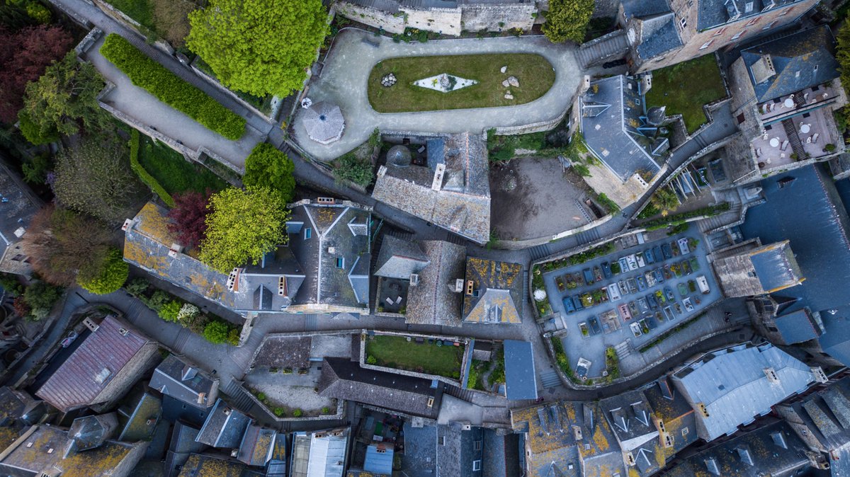 Nearly a kilometer off the French coast, Mont Saint-Michel developed in a spirit of isolation from those beyond its medieval island walls.