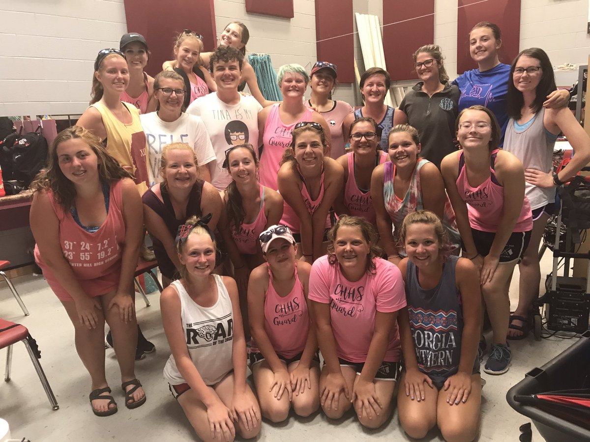 Mrs_Caffee's tweet photo. Band camp 2017 is in the books, and we are all still here! #becomingstrong #RespectTheHill #chhsguard #crazybandkids https://t.co/410lcaIqMg