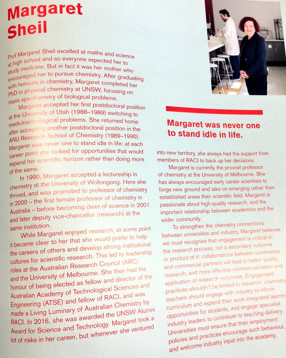 Congrats @RACI_HQ #RACI100 on introducing progressive diversity+equity policies - may the next 100 years be transformational! #womeninSTEMM
