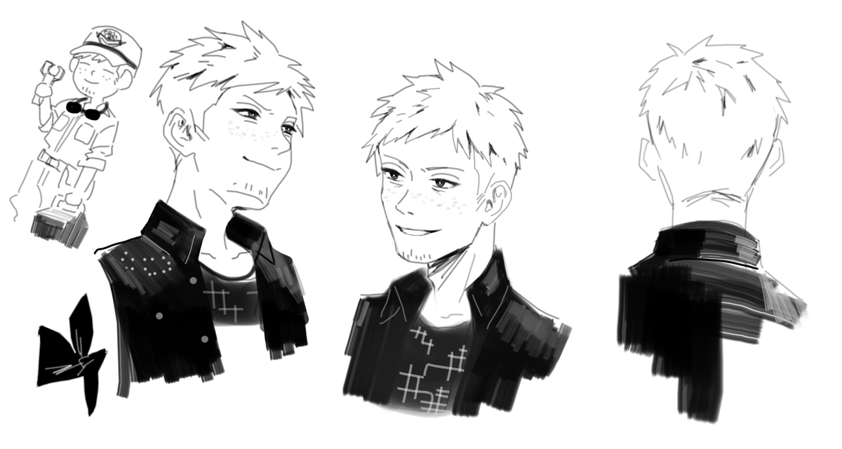 I'm sorry Prompto; I love you but if you want to keep that goatee you need a different hairstyle 