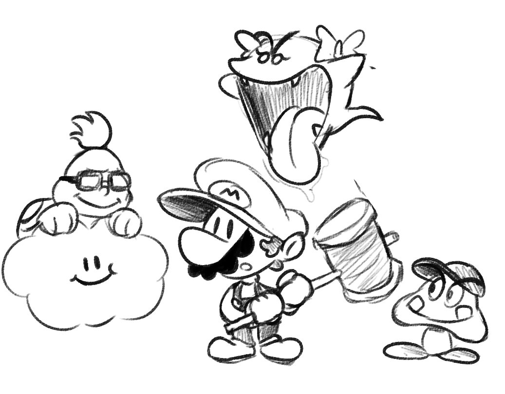 paper mario doodle 