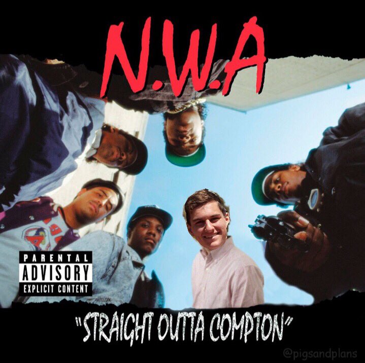 AndrewTopitz's tweet photo. Here are some rap album covers but with @Michael_Cerri https://t.co/KkFocZrpR5