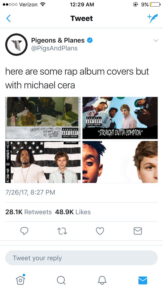 AndrewTopitz's tweet photo. Here are some rap album covers but with @Michael_Cerri https://t.co/KkFocZrpR5