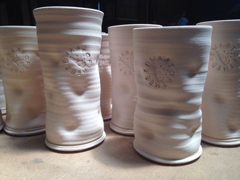 artofthebrew's tweet photo. New ceramic pints straight from the kiln! Handcrafted by Scott Proctor of #EastSidePotShop.  Pick one up here! https://t.co/eIa9EjQJRm https://t.co/M2ZnGfWSC9