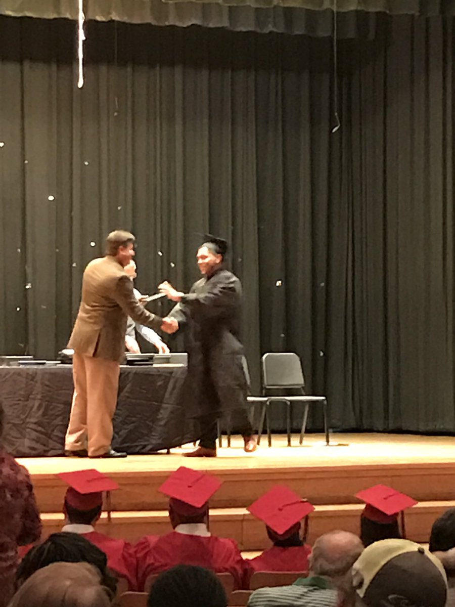 Principal_ECF's tweet photo. Congrats, Dairon. High school graduate. https://t.co/3boJ618PiD