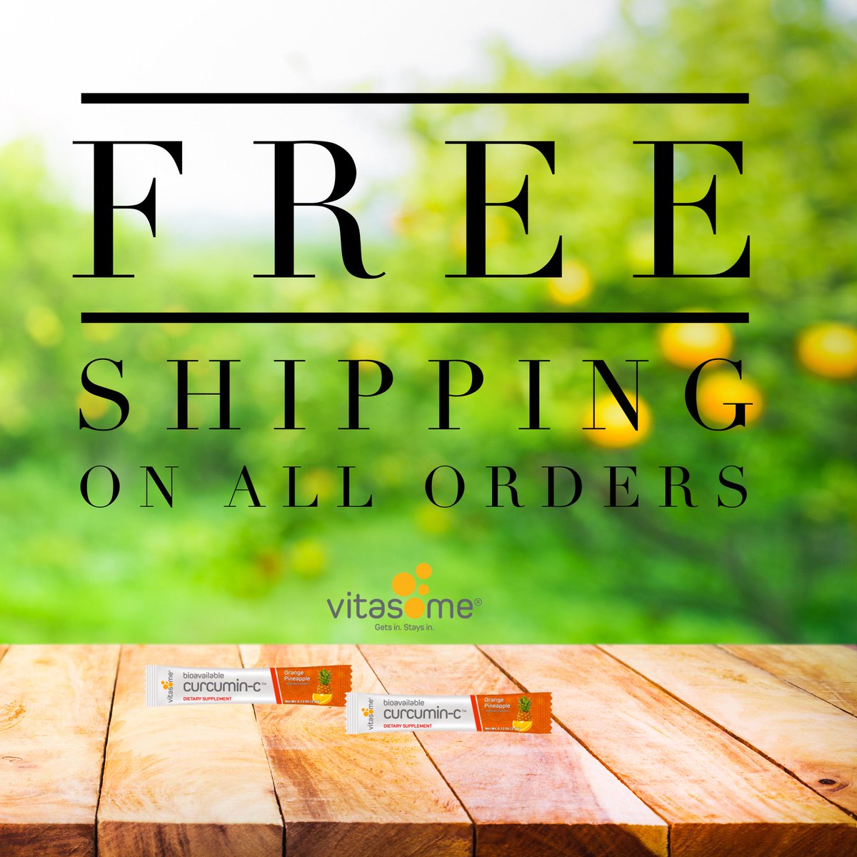 We offer FREE SHIPPING on every order! Vitasome.com