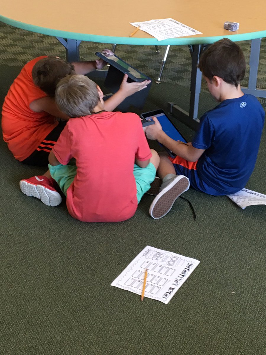 MsWoldsClass's tweet image. Being math detectives and finding clues(qr codes) around the room to crack the secret mathematic code! #SummerPowerUp #SLPPantherProud 🕶🔦🔍