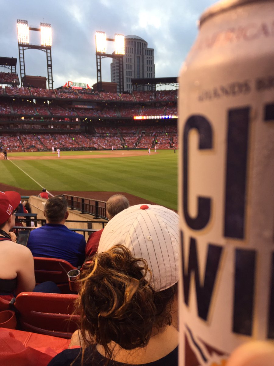 gtberry22's tweet photo. Looked all over Busch for a good craft in a can during this rain delay. Found this gem! good job @4HandsBrewery #goodbeeratbusch https://t.co/qFgUiUrNGs