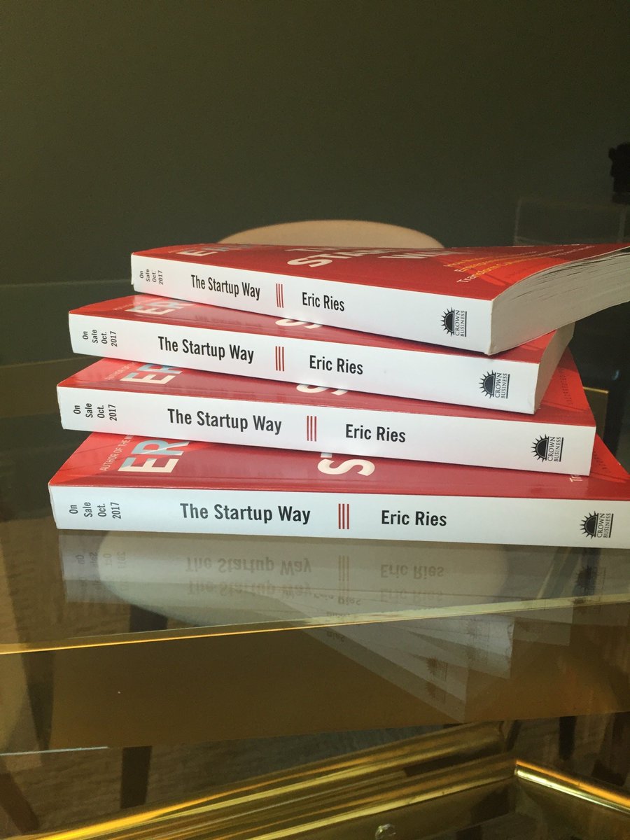 ericries's tweet photo. Excited to announce that anyone who preorders The Startup Way will receive an early edition before it’s published https://t.co/HGdPDlT5Z8 https://t.co/norRPzmsYJ