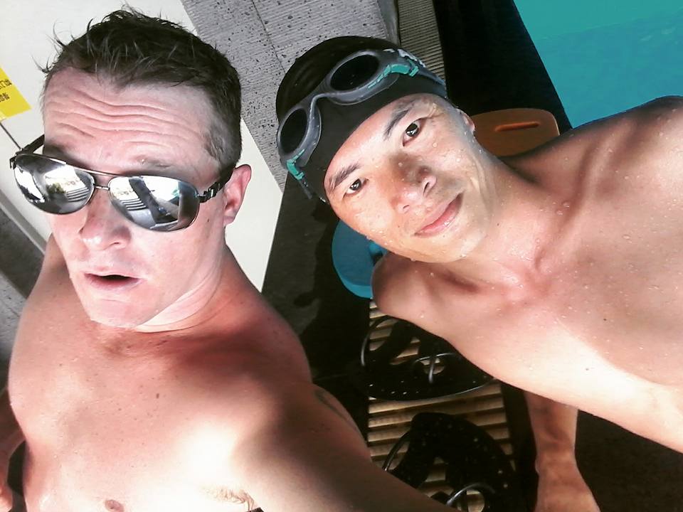 Giliam's tweet image. swim competition