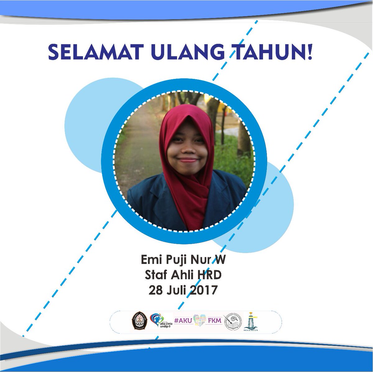 Selamat ulang tahun Emi Puji Nur W (Staf Ahli Divisi HRD).