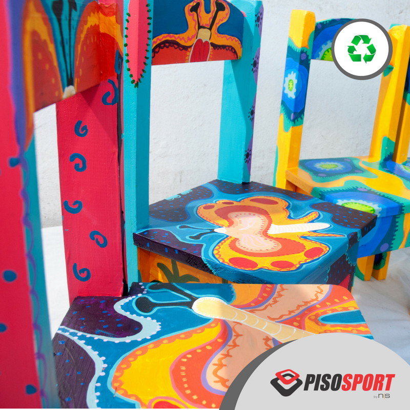 Pisosport's tweet photo. ¡Unas sillas viejas convertidas en obras de arte 😍🎨! Realmente impresionante https://t.co/8adtHmxIQL