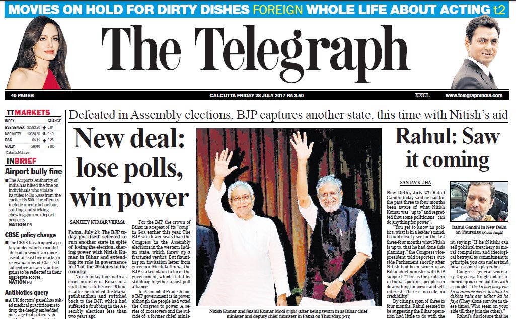 ttindia's tweet photo. How #BJP lost and won, a prescient #Rahul, Supreme Court on #Sec498, and more. Also in epaper. https://t.co/U8cUibjU2I https://t.co/Ry8lRRx3BD