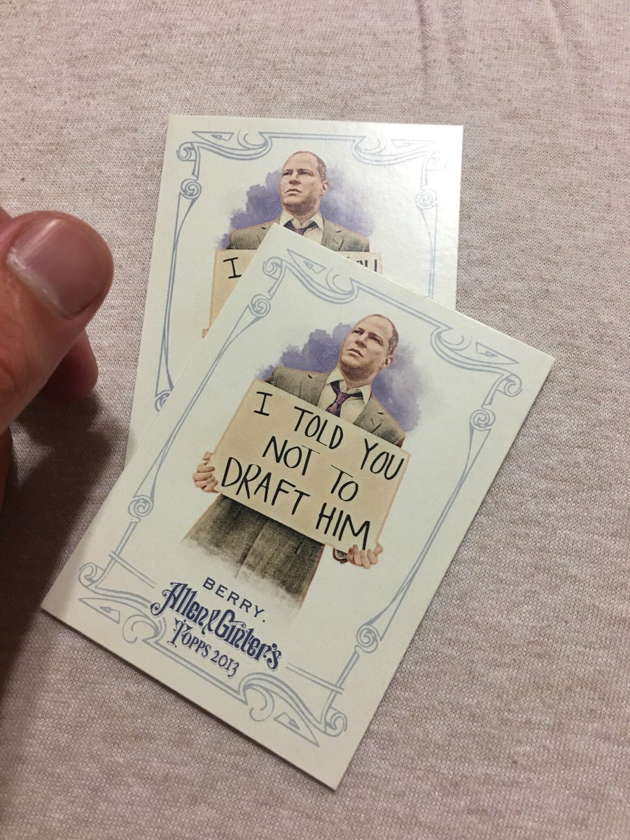 SureStrapLLC's tweet photo. @MatthewBerryTMR found these in my collection! How much would u charge me to get u to sign these personally if I send you a return envelope https://t.co/0FnqkzNegZ