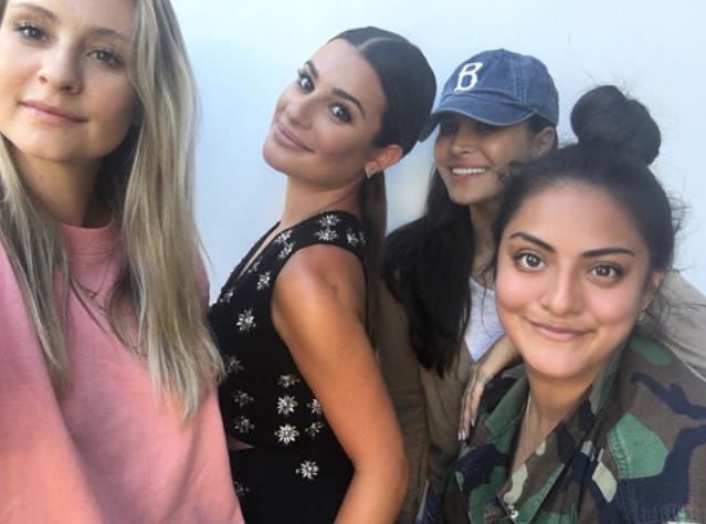 LeaMicheleSpa's tweet image. 📸 | Lea Michele vía Instagram: Glam squad! 💓✨