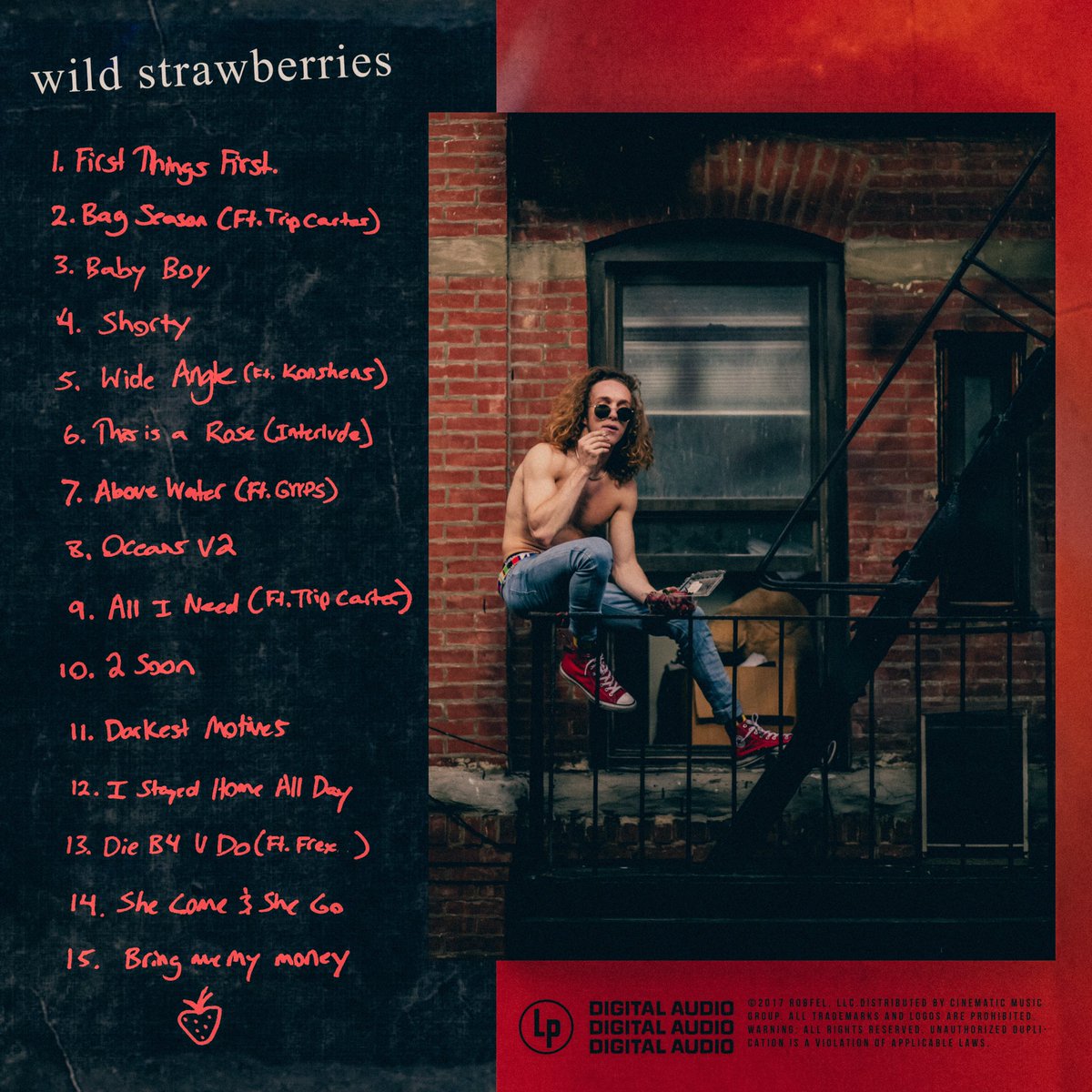 fellythekid's tweet photo. Wild Strawberries. My debut album. Available everywhere 8/18. https://t.co/vLkyEGk2UT