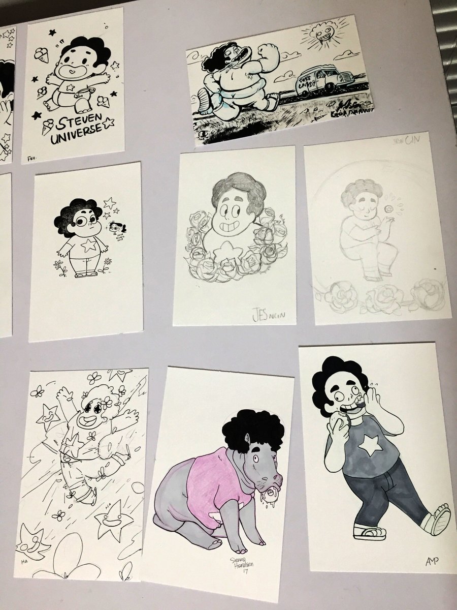 Jes Cin On Twitter I Suggested We Draw Steven Universe For Today S Drawing Prompt Check Out Everyone S Stevens It S Steven And The Stevens Https T Co Cwwd3kdbzs