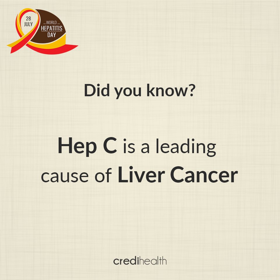 Credihealth's tweet photo. #WorldHepatitisDay know your status & get tested. Read here https://t.co/chGLiyKR9X
#WHD2017 #HepatitisDay #Hepatitis #LiverCancer #vaccine https://t.co/hayShHyCZq