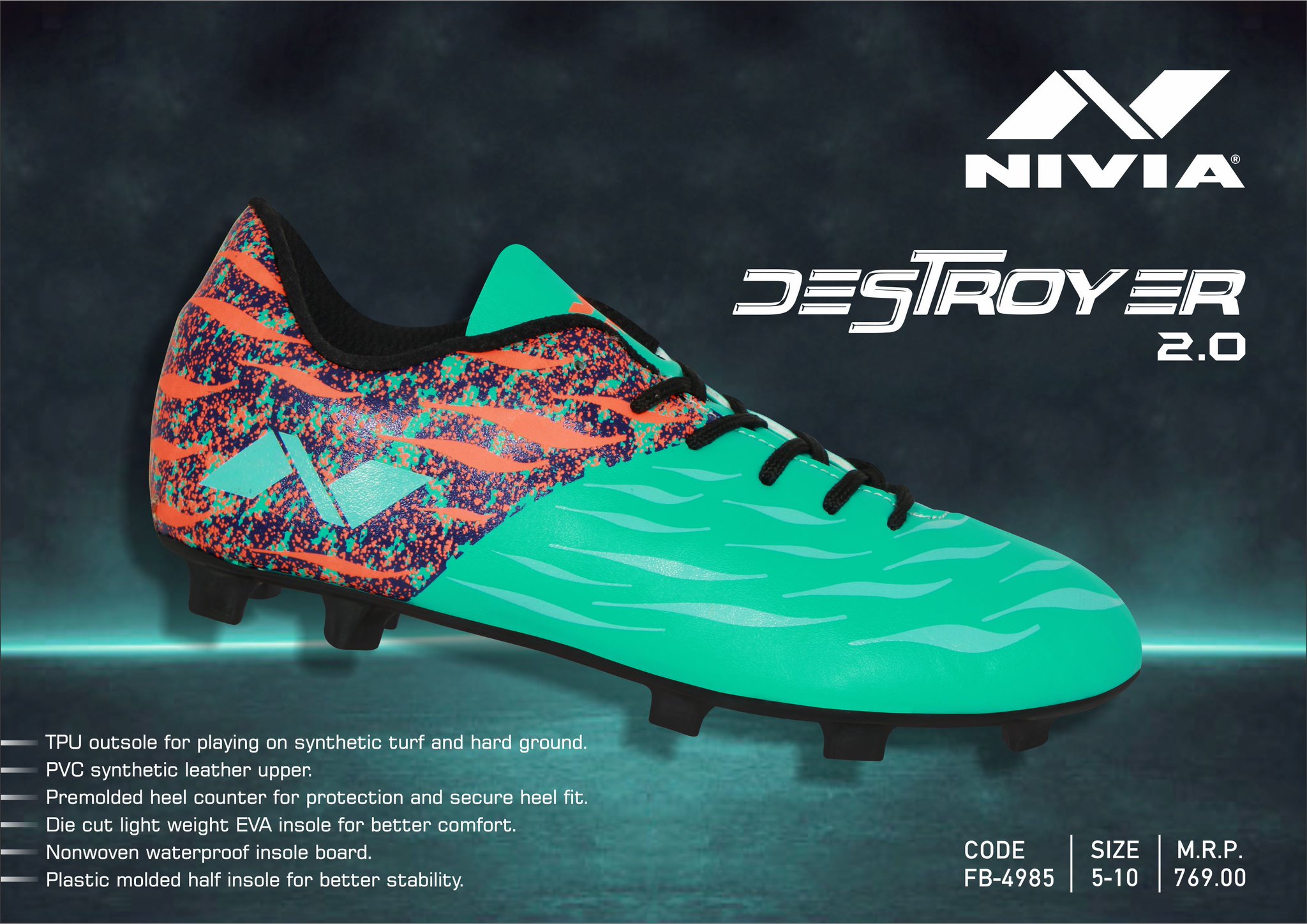Nivia Sports on X New Nivia Destroyer 2.0 Hard Ground Shoes. Availaible At all Leading Sports Stores. NiviaSports Stepoutandplay IndianFootball Shoes https t rzMvZ58MpT X