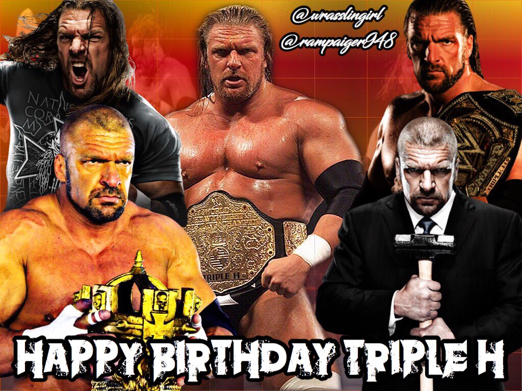 Happy Birthday Triple H! 

Edit made by me 