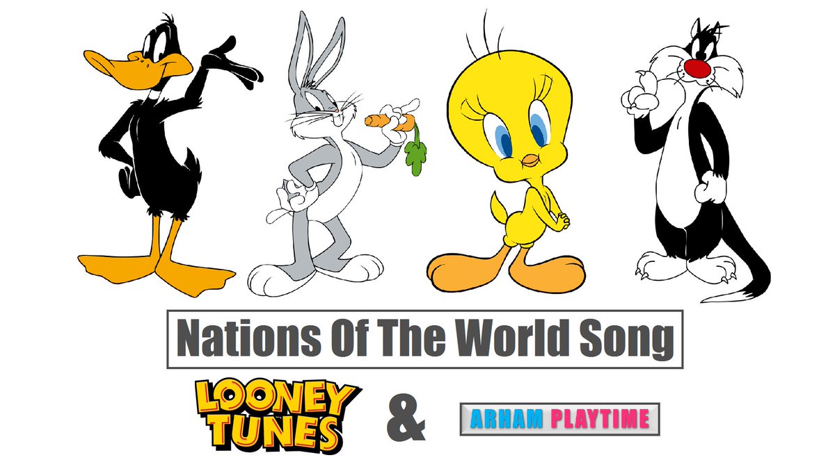 ArhamPlayTime's tweet photo. Watch Here ▶️ https://t.co/T1ARgctfYo  
Nations of The World Song by Looney Tunes &amp; Arham
#ArhamPlayTime #LooneyTunes #SubscribeNow #Retweet https://t.co/wjGg5VOOWM