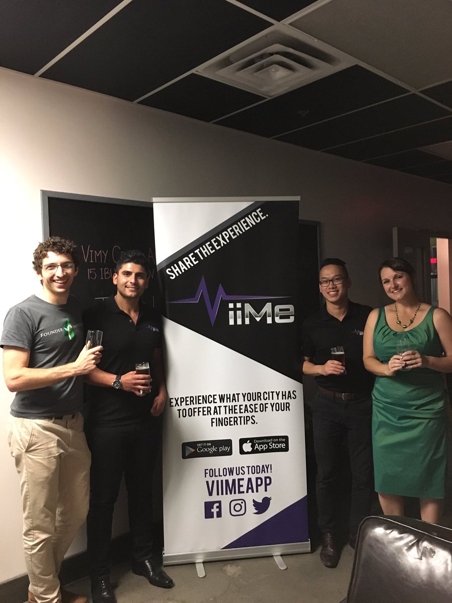 AriansTweet's tweet photo. My cofounder @StaticallySunny &amp; I had a great night w/ these amazing directors @ShawnaActually &amp; @NolanBeanlands at @OttawaFI grad showcase https://t.co/7BEhJTk1iD