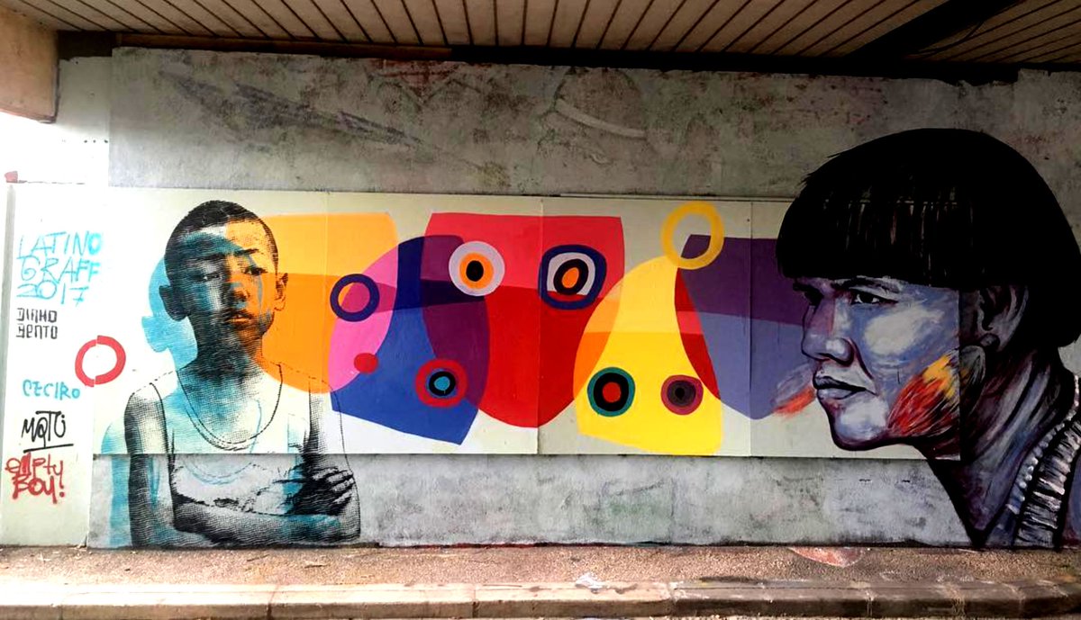 fredybogota's tweet photo. #streetart #graffiti #dinhobento #ceciro #matu #emptyboy #latinograff #stencil #stinkfish #paris #france #francia https://t.co/GFC6WsRpOv