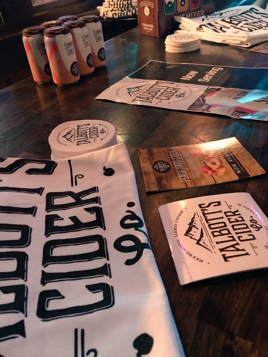 TalbottsCiderCo's tweet photo. Summer Sunset Palisade Peach Cider tasting @GoosetownTavern tonight @ 10pm! We'll see you there! https://t.co/3wd8khH4jE