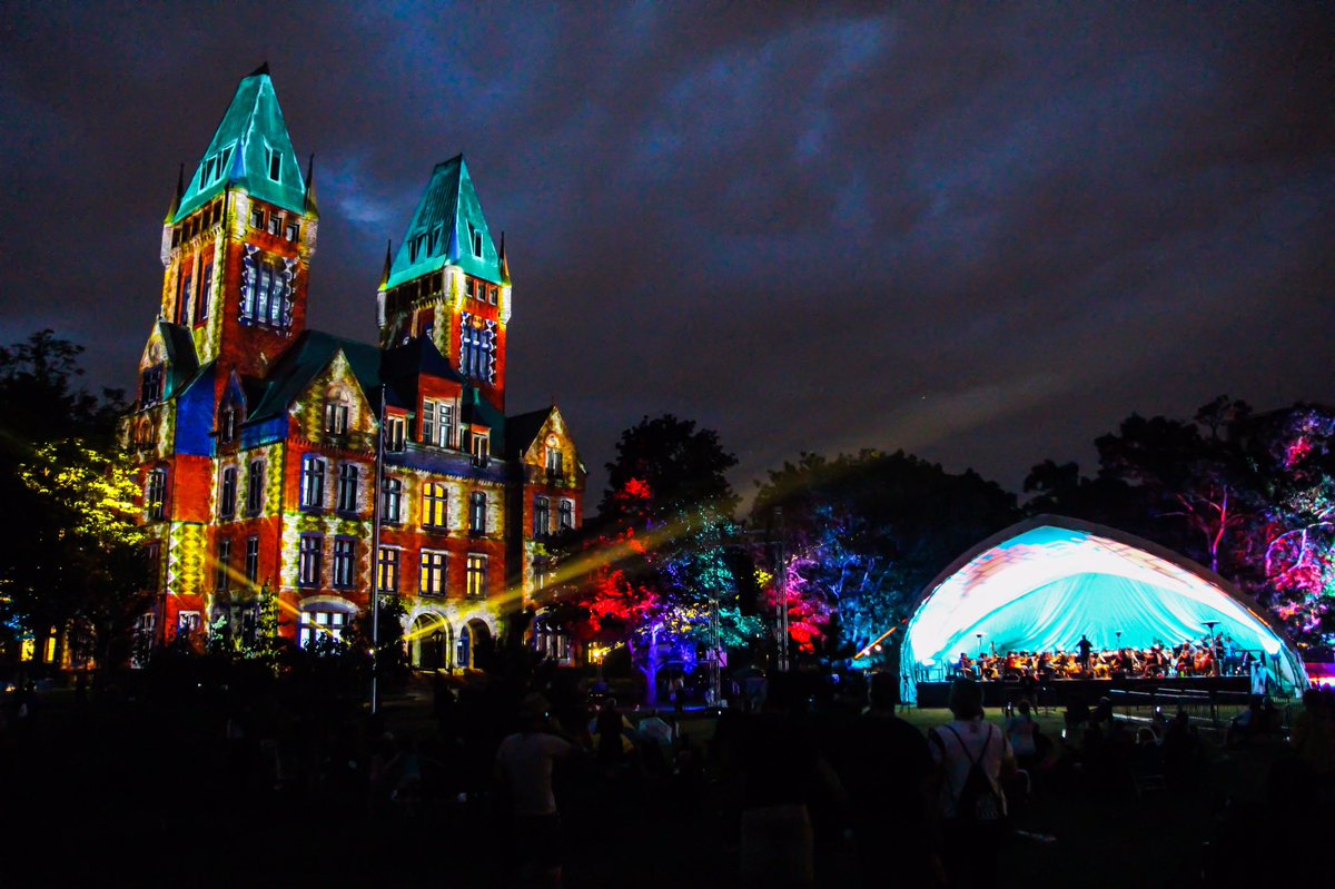 BuffaloNiagara's tweet photo. Wow! If tonight's preview was any indication, you won't want to miss #enLIGHTen on the lawn of the @RichardsonCtr, tomorrow (7/28) at 9PM. https://t.co/tWZfKW4jM1