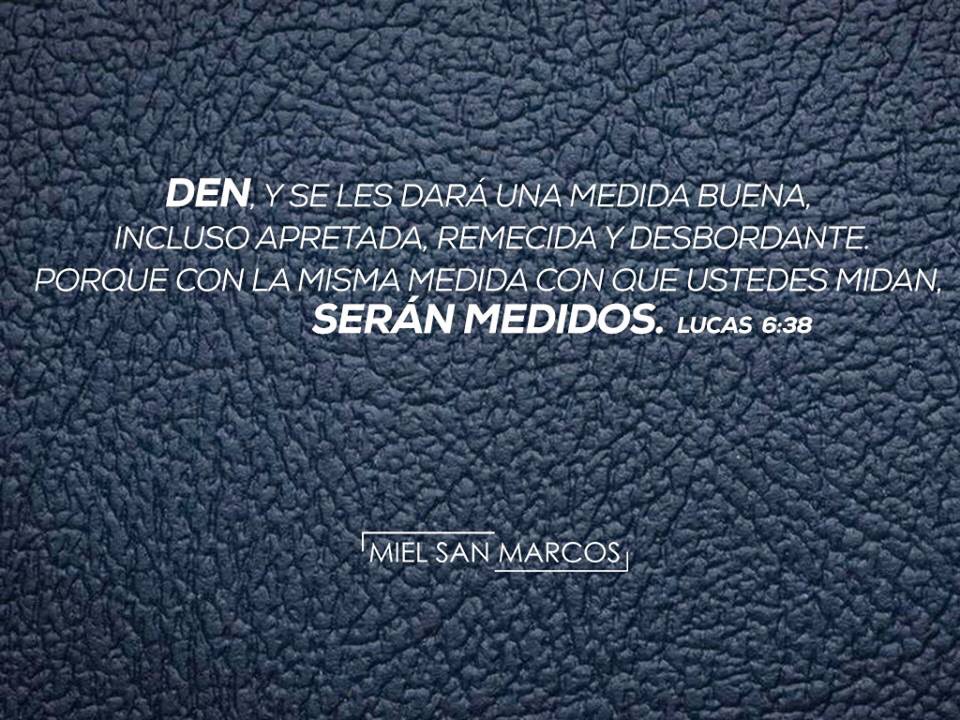 Mielsanmarcos's tweet photo. LAMPARA A MIS PIES 🔦
Den, y se les dará una medida buena, apretada, remecida y desbordante. Lucas 6:38 https://t.co/NTwIbgVRjr