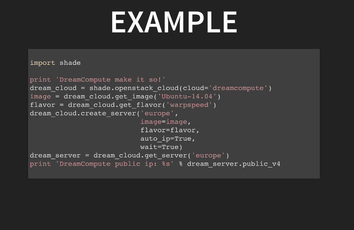 kylemurley's tweet image. .@Thingee Throwin SHADE @OpenStack_LA