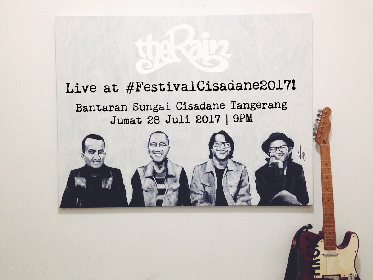 TheRainBand's tweet photo. Sampai jumpa nanti malam di #FestivalCisadane2017!
#TheRain #TheRainKeepers #KumpulBarengTheRain https://t.co/MdhYj3T941
