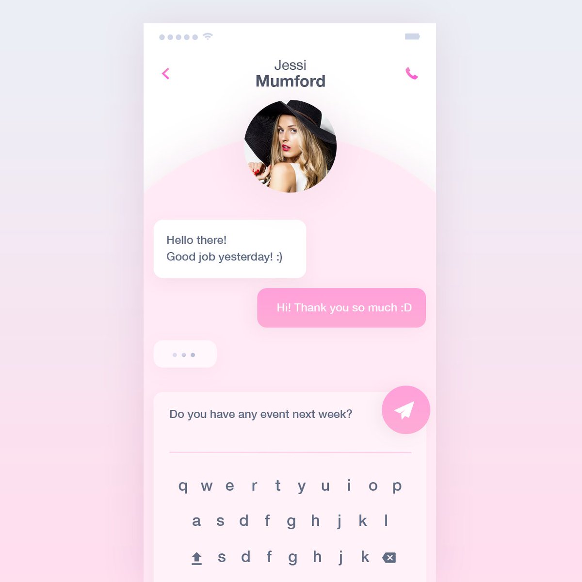 kekozera's tweet photo. Daily - 013 #uidesign #100daychallenge #dailyui #userinterface #uxdesign #webdesign #DirectMessaging #chat https://t.co/r3CTwUrcgd