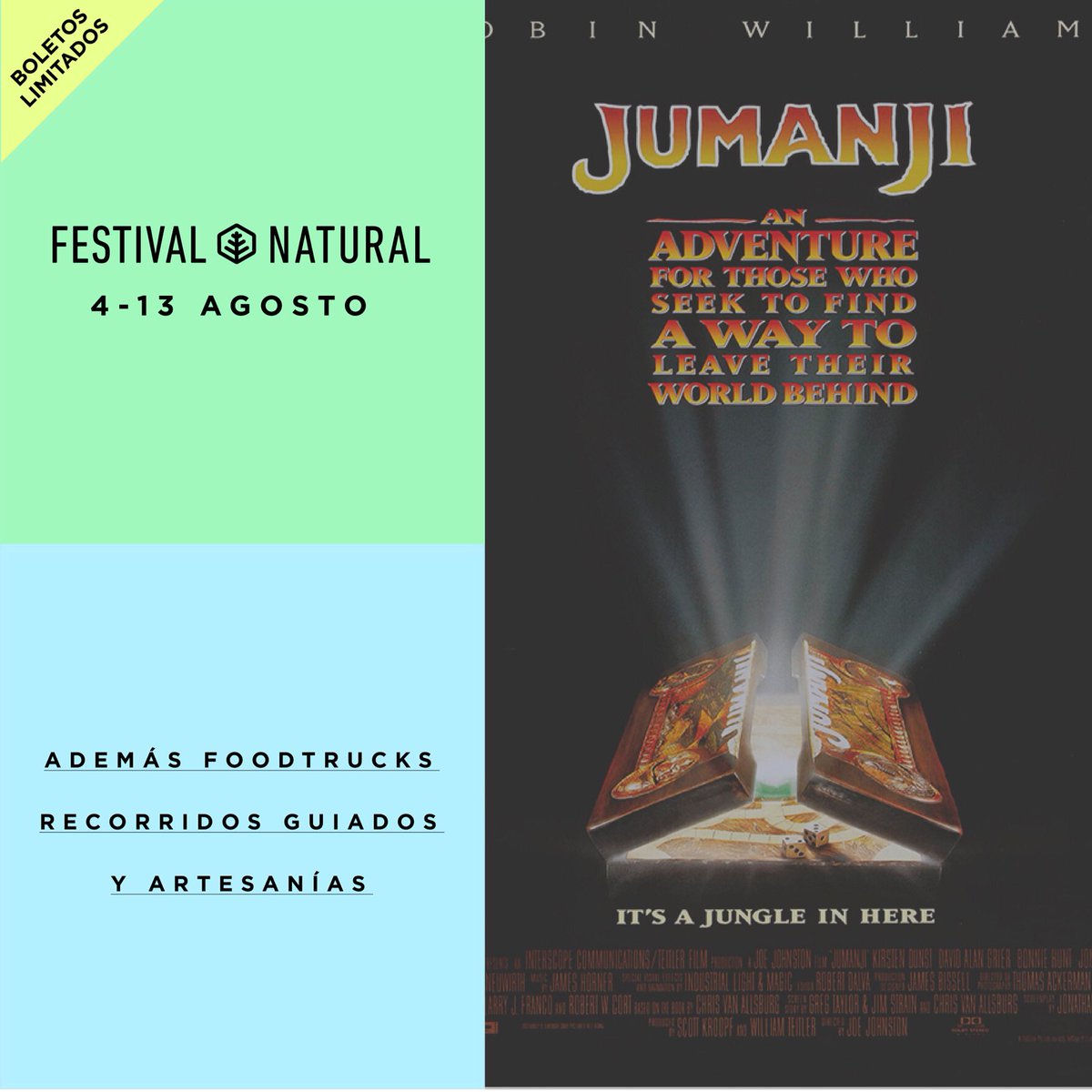 eHotelesMexico's tweet photo. RT ParqueChipinque: ¡CineEnElParque 20:00 hrs! #Jue10 #Sab12 doble función 🎬 Boletos https://t.co/qgXUktBxPa https://t.co/g21mxf3XCw #Tou…