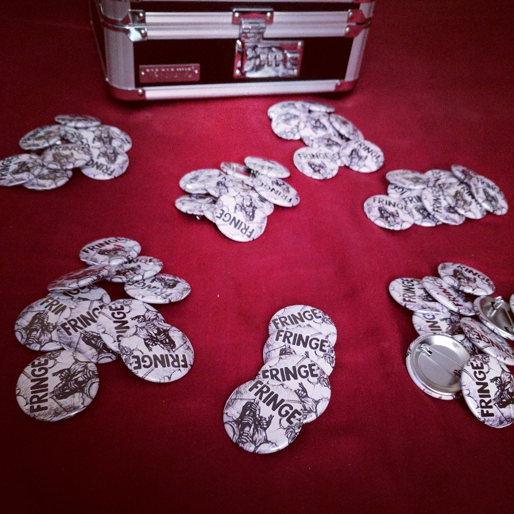 districtmisfits's tweet photo. Counting #CapFringe17 Buttons like pirates gold. FYOV Shows know what we mean... https://t.co/mIc43Q2oXO