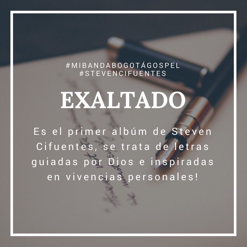 AngelaMgc8's tweet photo. #StevenCifuentes nunca se cansará de exaltar el nombre de Jesus! Vamos por #MiBandaBogotáGospel https://t.co/ipSfU3JRfk
