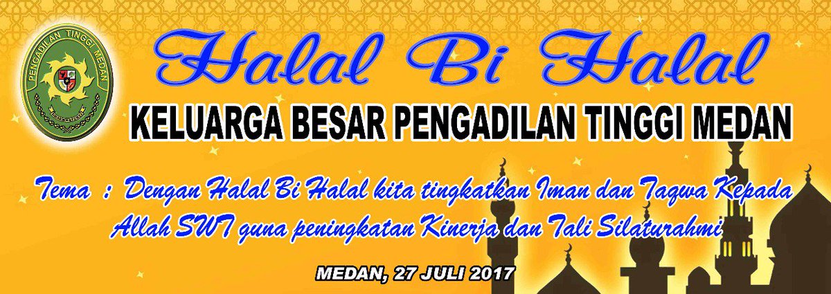 Contoh Banner Halal Bihalal