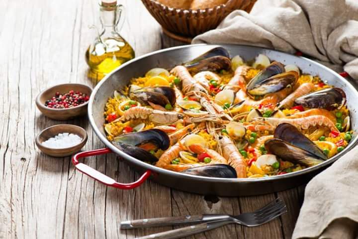 Paella di Pesce Giovedi 3 Agosto ,AllaFavolamia