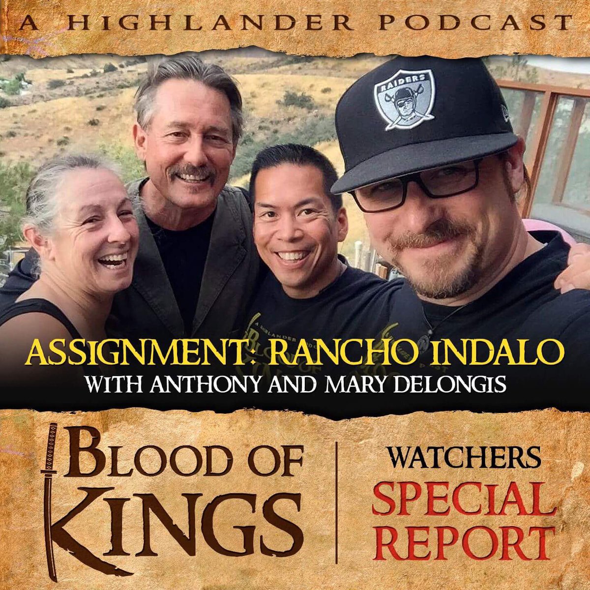 BloodOfKingsPod's tweet photo. New #BloodOfKings #HighlanderPodcast RANCHO INDALO @starfighter1701 @DelongisAnthony @highlanderww @spartan_phoenix
https://t.co/2p55Ov6uRS https://t.co/ilH8HWn5jt