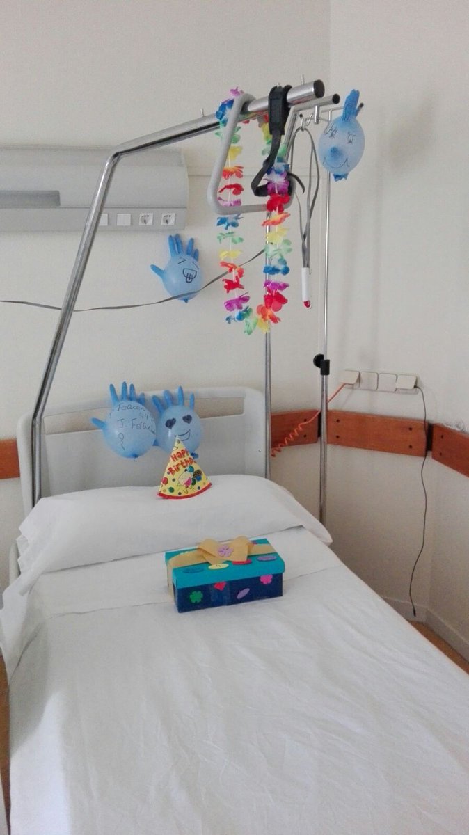 cuidarvidas's tweet photo. Historias de Hospital. Sabemos que extrañas a tus niñas, José, pero queremos alegrar el día de tu cumple....Felicidades...! https://t.co/i92KFOCbZV