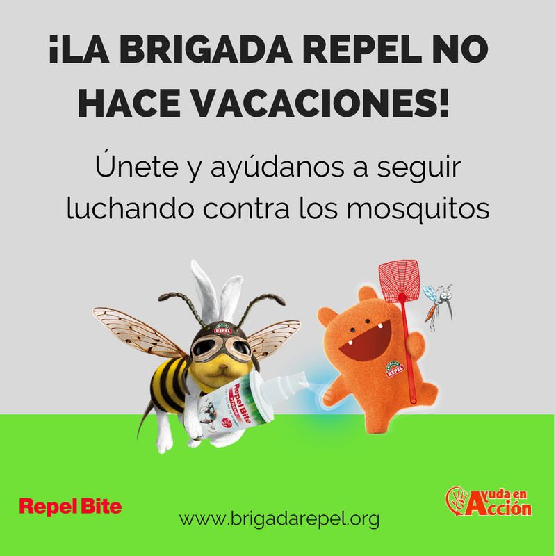 AfterBiteEs's tweet photo. ¿Estás de vacaciones? Protégete de las picaduras con Repel Bite. ¡Y ayúdanos luchar contra el Zika! #BrigadaRepel2 https://t.co/O8XMgSKAlw