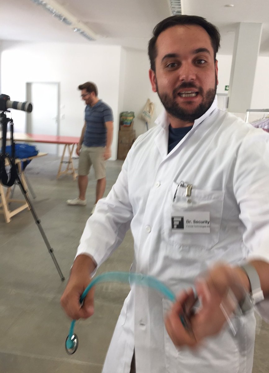 _futurae's tweet photo. Who is this gentleman with the lab coat? Stay tuned! #DrSecurity #CyberSecurity #ITsecurity #2FA https://t.co/2xK0acsNVX