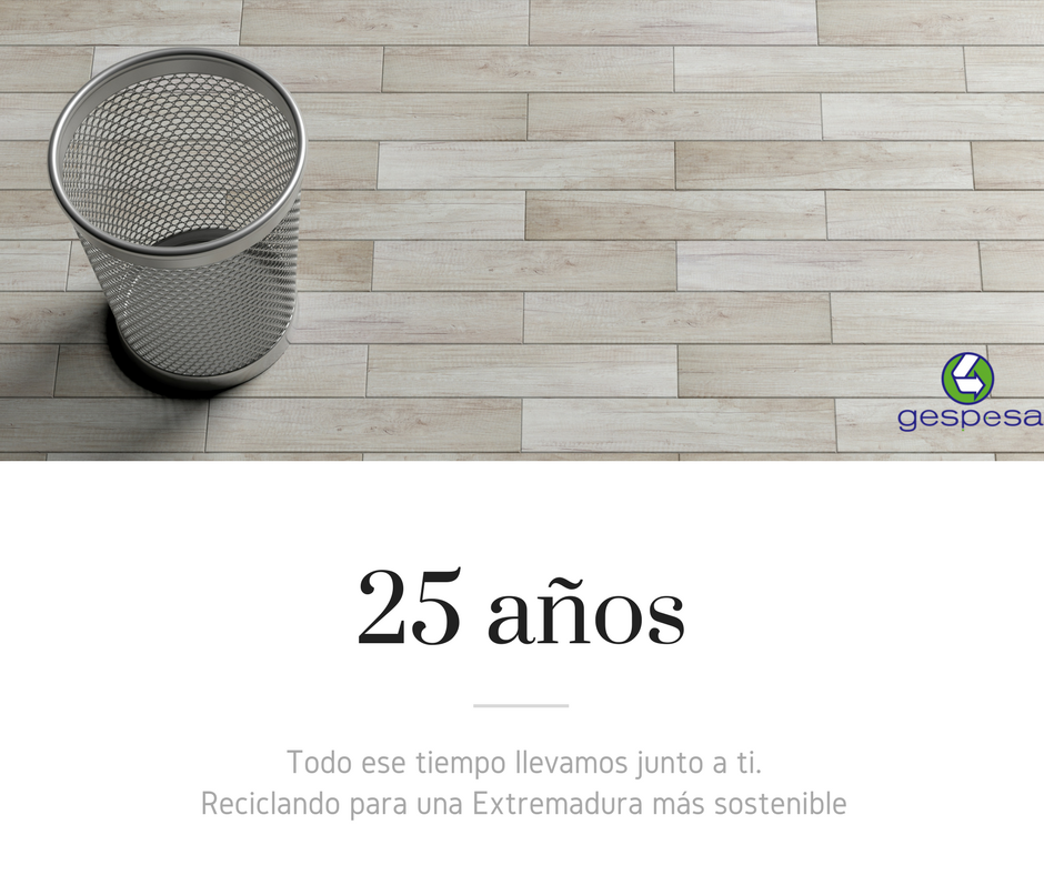 GespesaExt's tweet photo. Nuestro trabajo sin vuestra colaboración no tendría sentido. Entre todos hacemos una Extremadura más sostenible.¡Gracias! #25AñosGespesa ♻️ https://t.co/e3mQMEjbdn