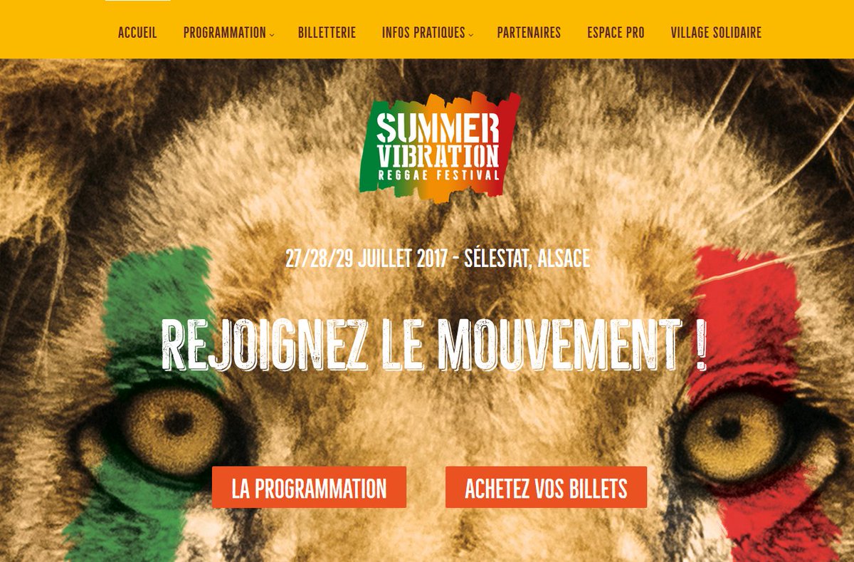 Nouvelle réalisation #wordpress : Ce Week-end, c'est reggae !
bit.ly/2eSXVqO