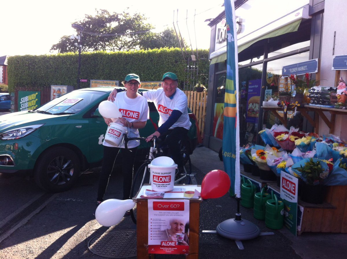 TopOil's tweet photo. The sun is shining and we are off! Join us at Top Oil KCR dublin for our Spinathon for @ALONE_IRELAND until 4pm today! #fuelingcommunity https://t.co/63PgJxi1pJ