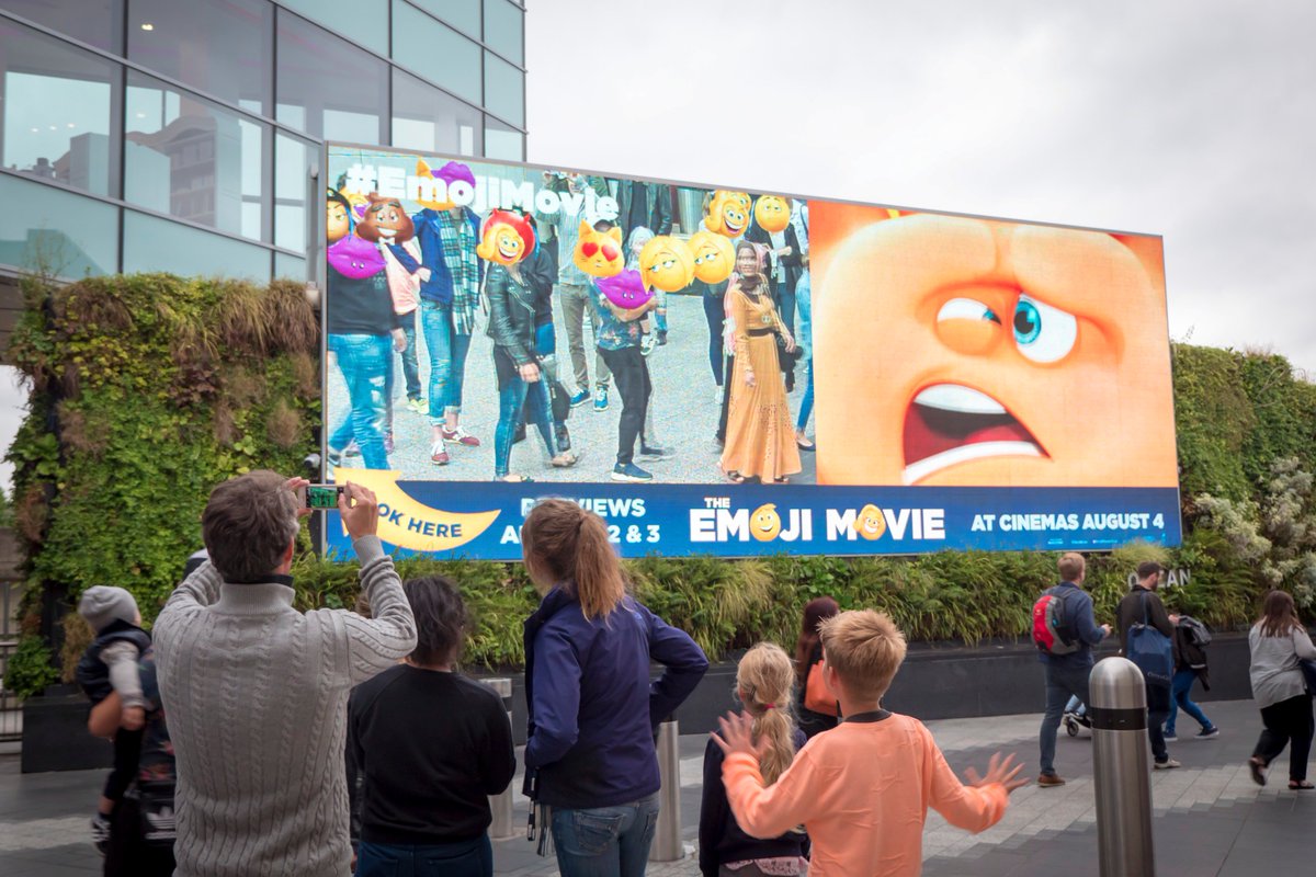 OceanOutdoorUK's tweet photo. Which emoji are you?🤔 Check out our interactive campaign for The Emoji Movie on Eat Street now: https://t.co/Z9OkzFtinZ @TalonOOH #DOOH https://t.co/iFNLlKmkVb